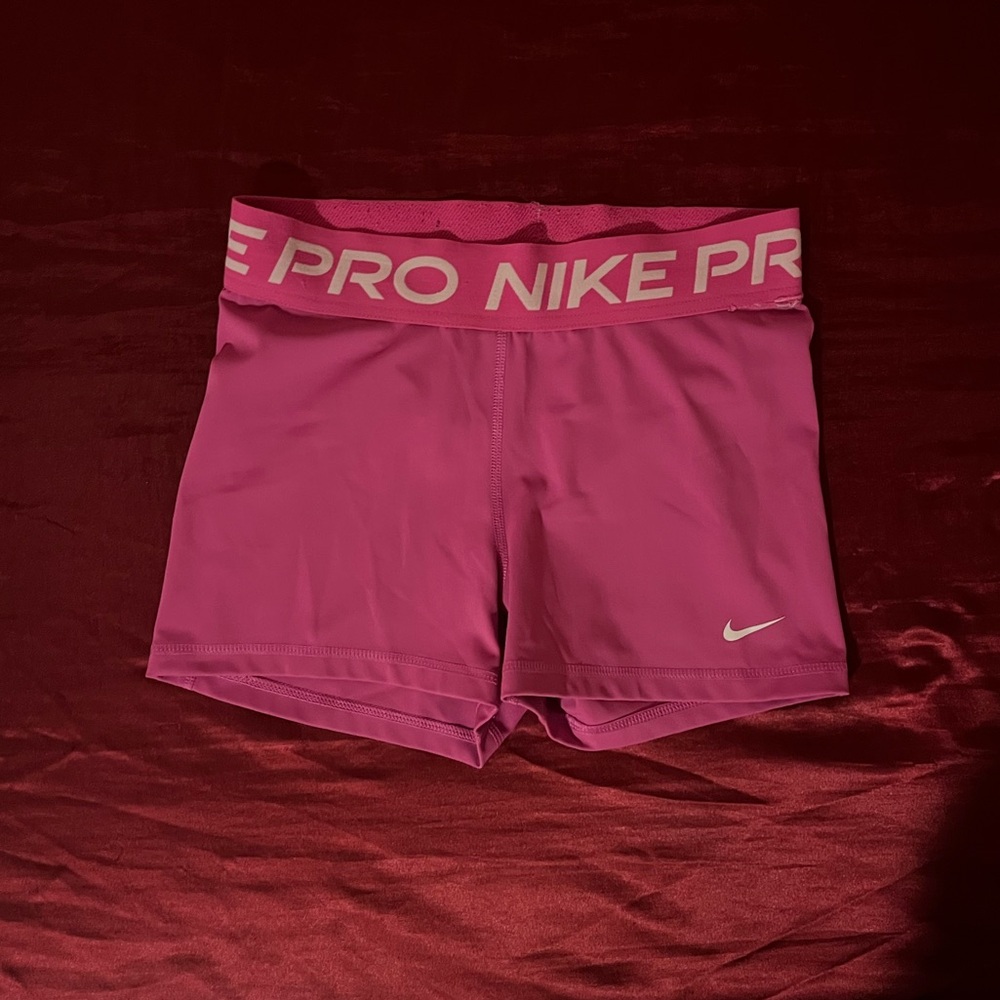 Nike Pro 350 Fuschia Bright Pink Shorts Size MEDIUM